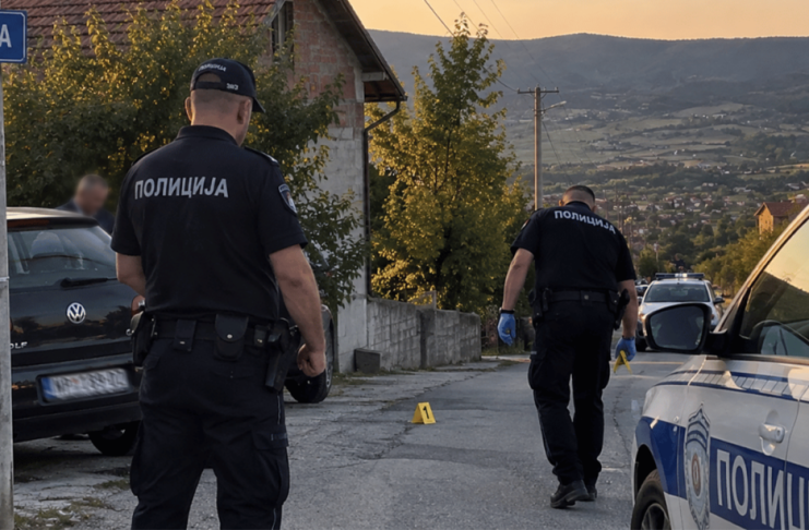 Ilustracija policije i uviđaja nakon oružane pljačke u blizini Novog Pazara