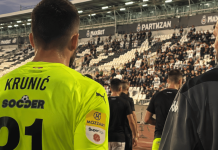 Partizan izgubio od Vojvodine, Grobari odbili pozdrav igrača Navijači Partizana na tribinama tokom utakmice u Humskoj