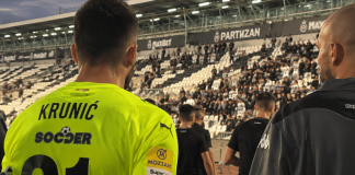 Partizan izgubio od Vojvodine, Grobari odbili pozdrav igrača Navijači Partizana na tribinama tokom utakmice u Humskoj