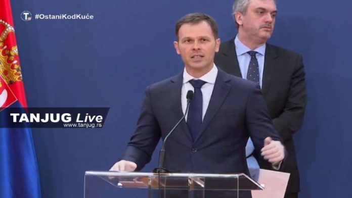 Siniša Mali najavljuje prijavu za jednokratnu naknadu od 6.000 dinara