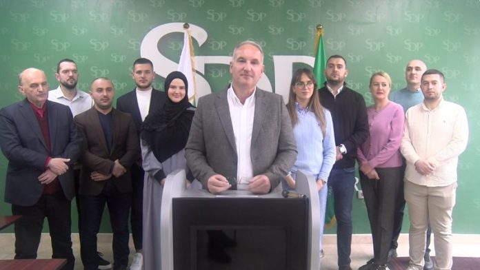 Elmir Habibović na konferenciji za medije predstavlja planove liste za izbore za BNV